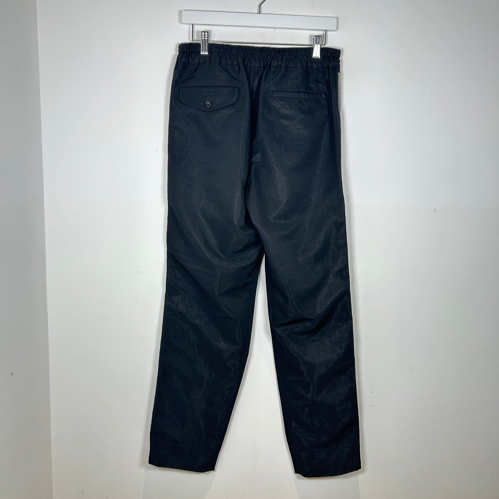 CDG Black Zipper Seam Pants Size L