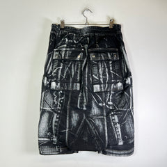 Rick Owens DRKSHDW Foil Bauhaus Pod Shorts