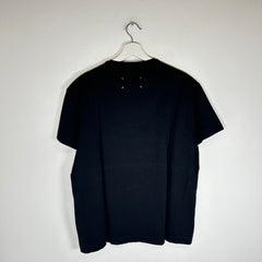 Maison Margiela Black Distorted Logo Tee Size M