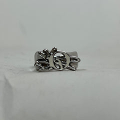 Dior x Cactus Jack Silver Ring Size M
