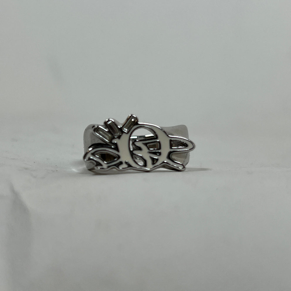 Dior x Cactus Jack Silver Ring Size M