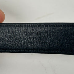 Louis Vuitton 'LV' Leather Strap Bracelet