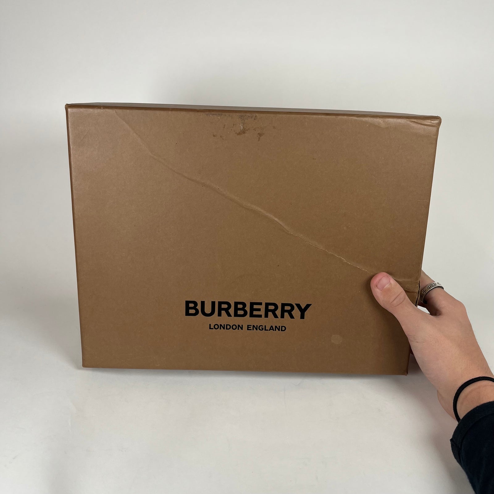 Burberry Horseferry Red Logo Canvas Crossbody Bag