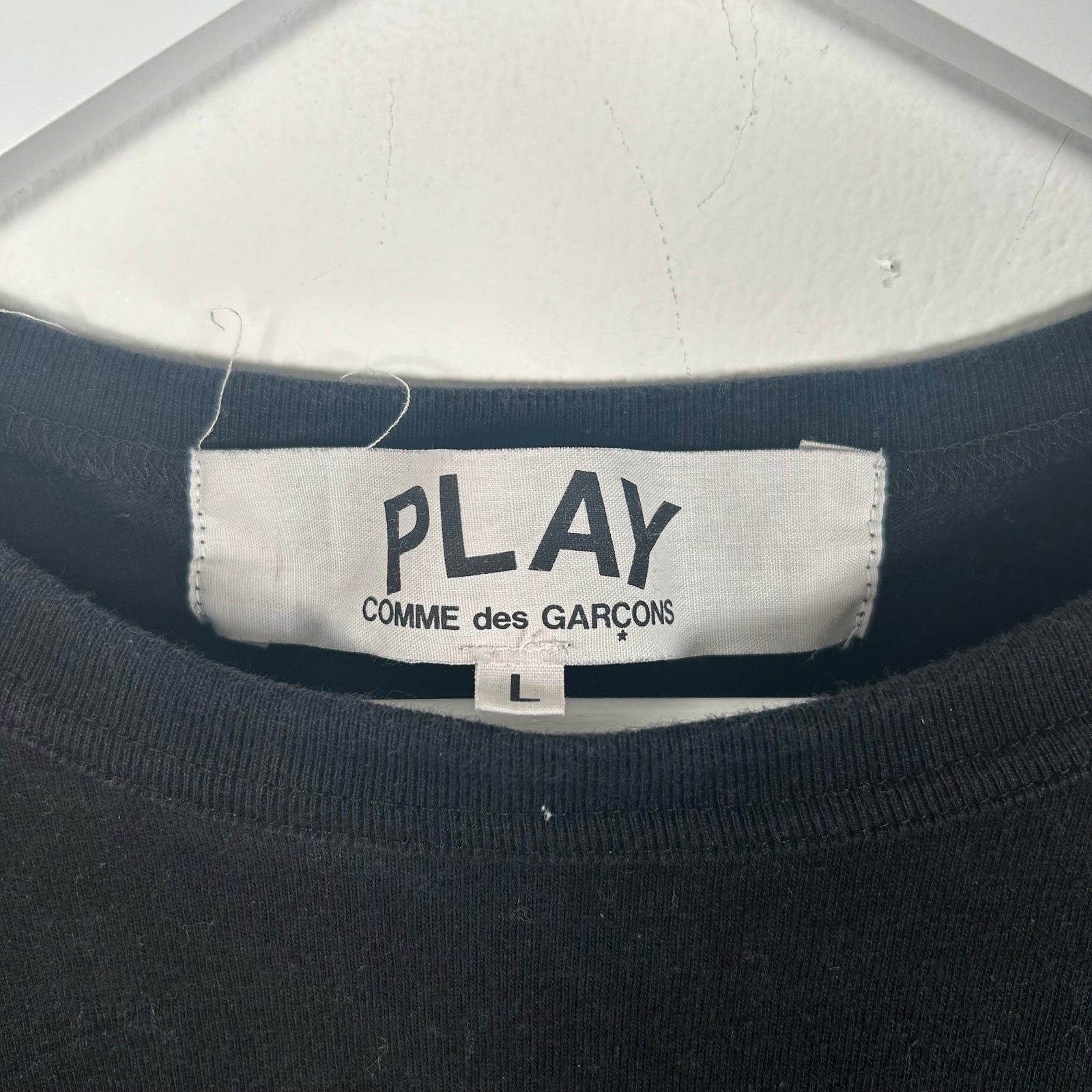 CDG Play Heart Long-Sleeve Size L