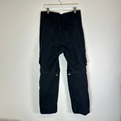 Raspberry Hills Black Cargo Track Pants Size XL