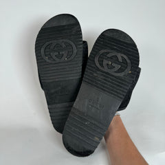 Gucci Black Off The Grid Sandals Size 12