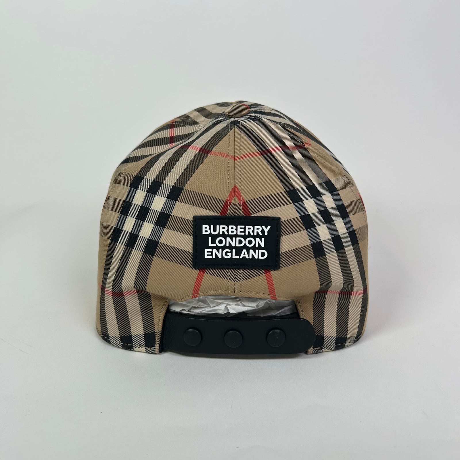 Burberry Check Baseball Hat