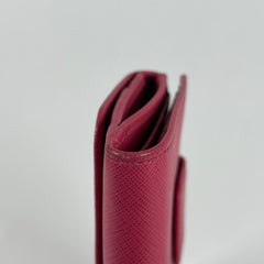 Prada Small Saffiano Pink Wallet