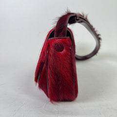 Diesel Pony Hair Calf-Leather Play Clutch Bag