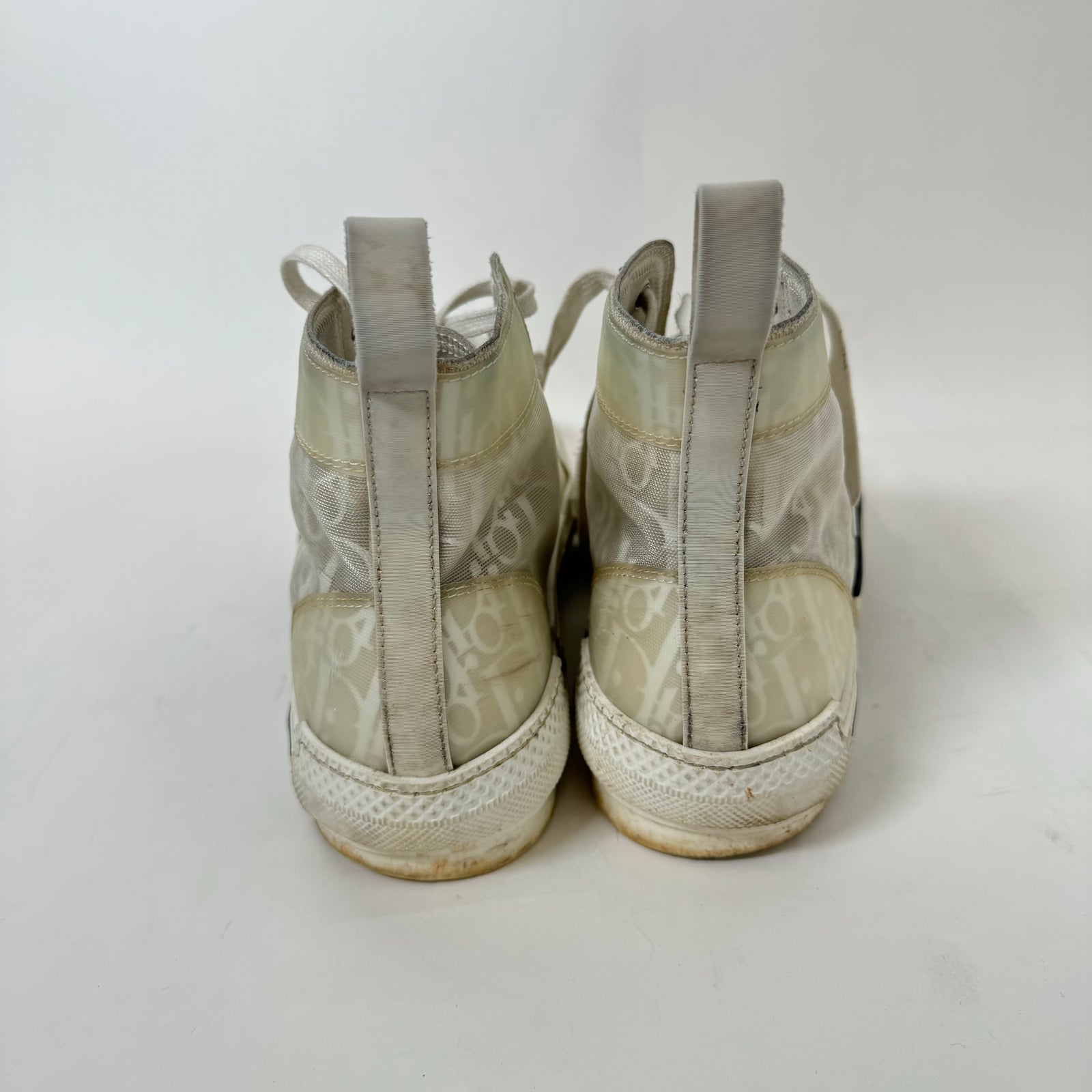 Dior B23 White High Tops Size 40