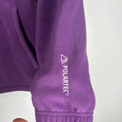 Supreme Purple Polar Fleece Half Zip Pullover Size M
