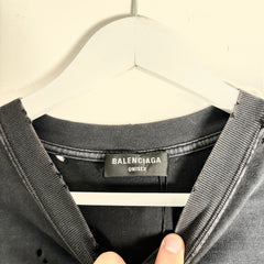 Balenciaga Black/Orange Maison 1917 T-Shirt Size L