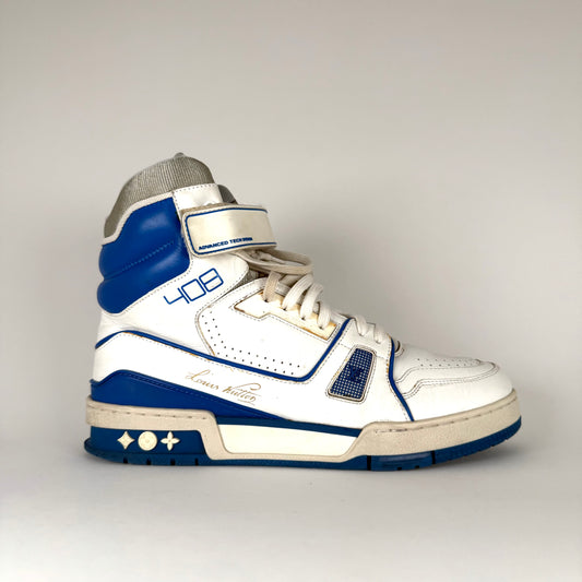 Louis Vuitton Blue Hightop Trainer Size LV 6