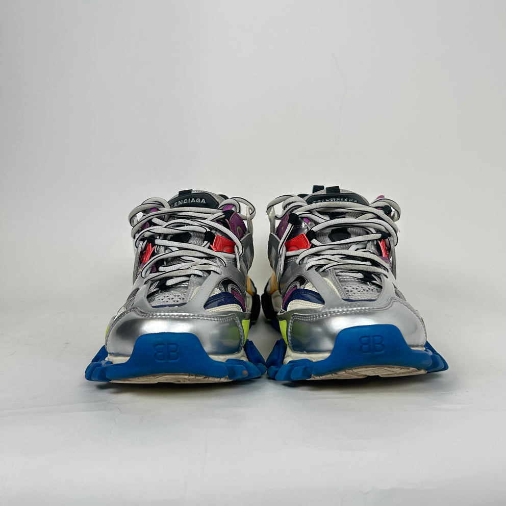 Balenciaga Metallic Multi Track Sneakers Size 41
