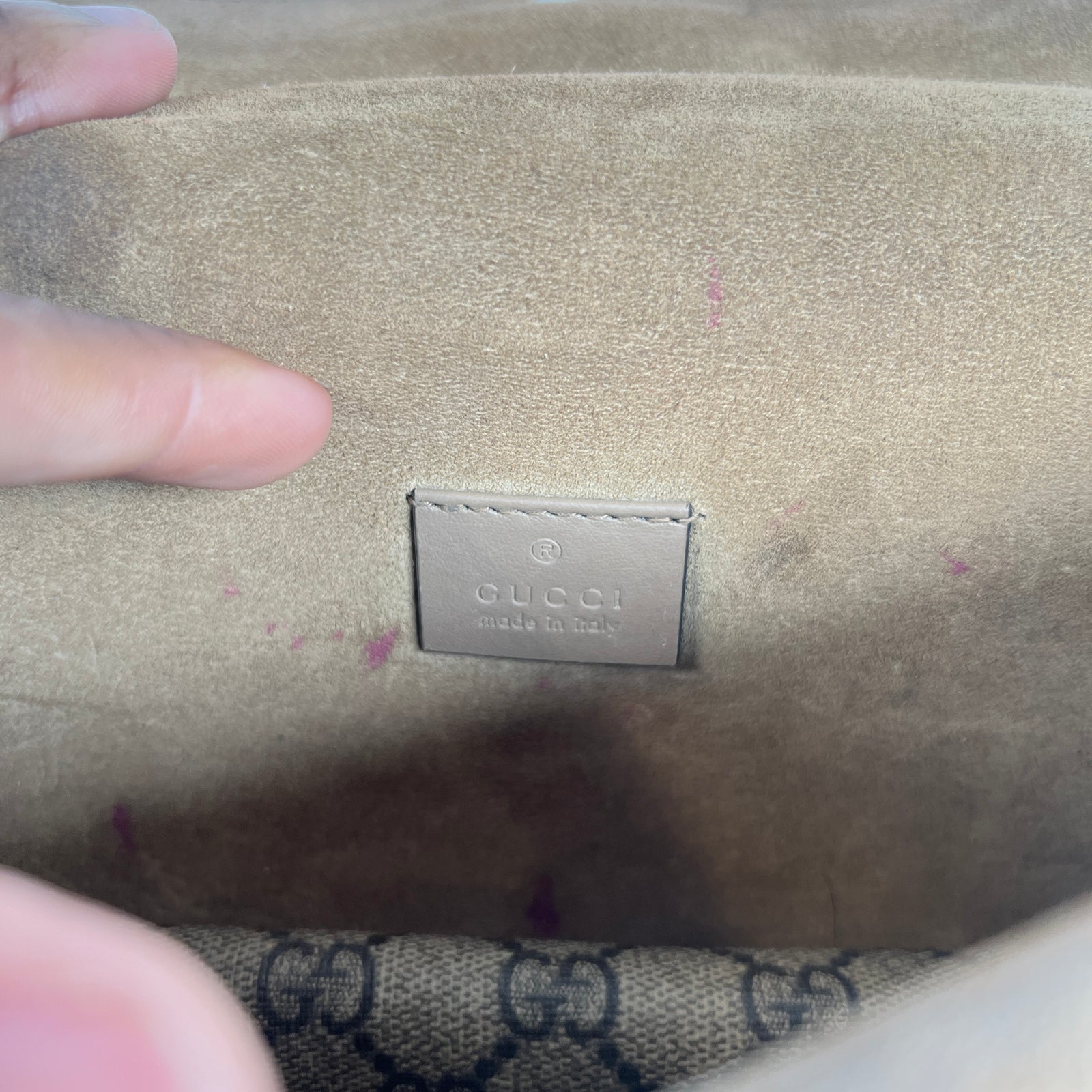 Gucci GG Monogram Small Dionysus Shoulder Bag