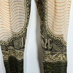 Jean Paul Gaultier Banknote Mesh Leggings Size L