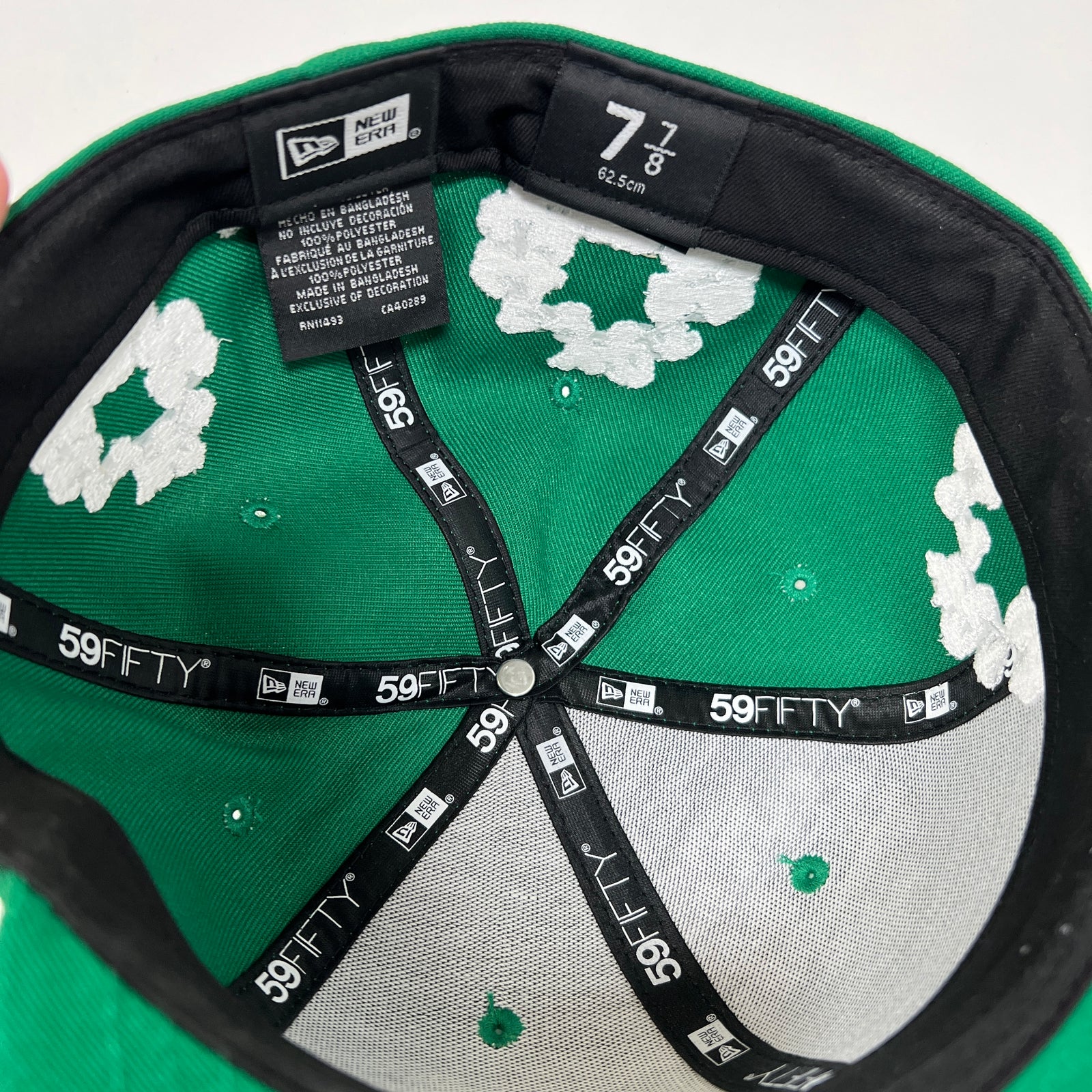 Denim Tears Green Fitted Hat Size 7 7/8
