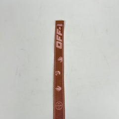 Off-White Pink Industrial Belt Size OS