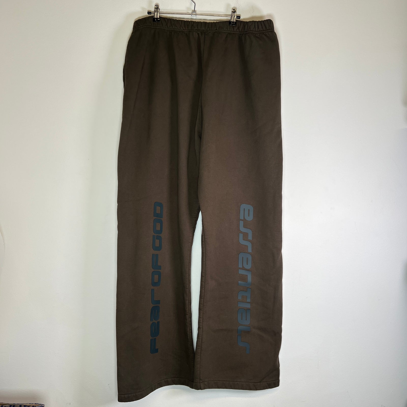 Fear of God Brown Heavy Fleece 90's Sweatpants Size XXL