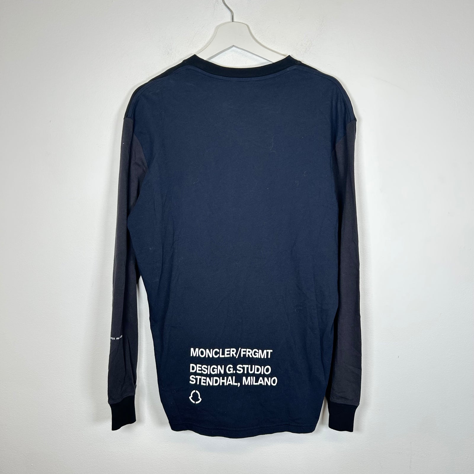 Moncler Genius x Fragment Black/Navy Longsleeve Size M