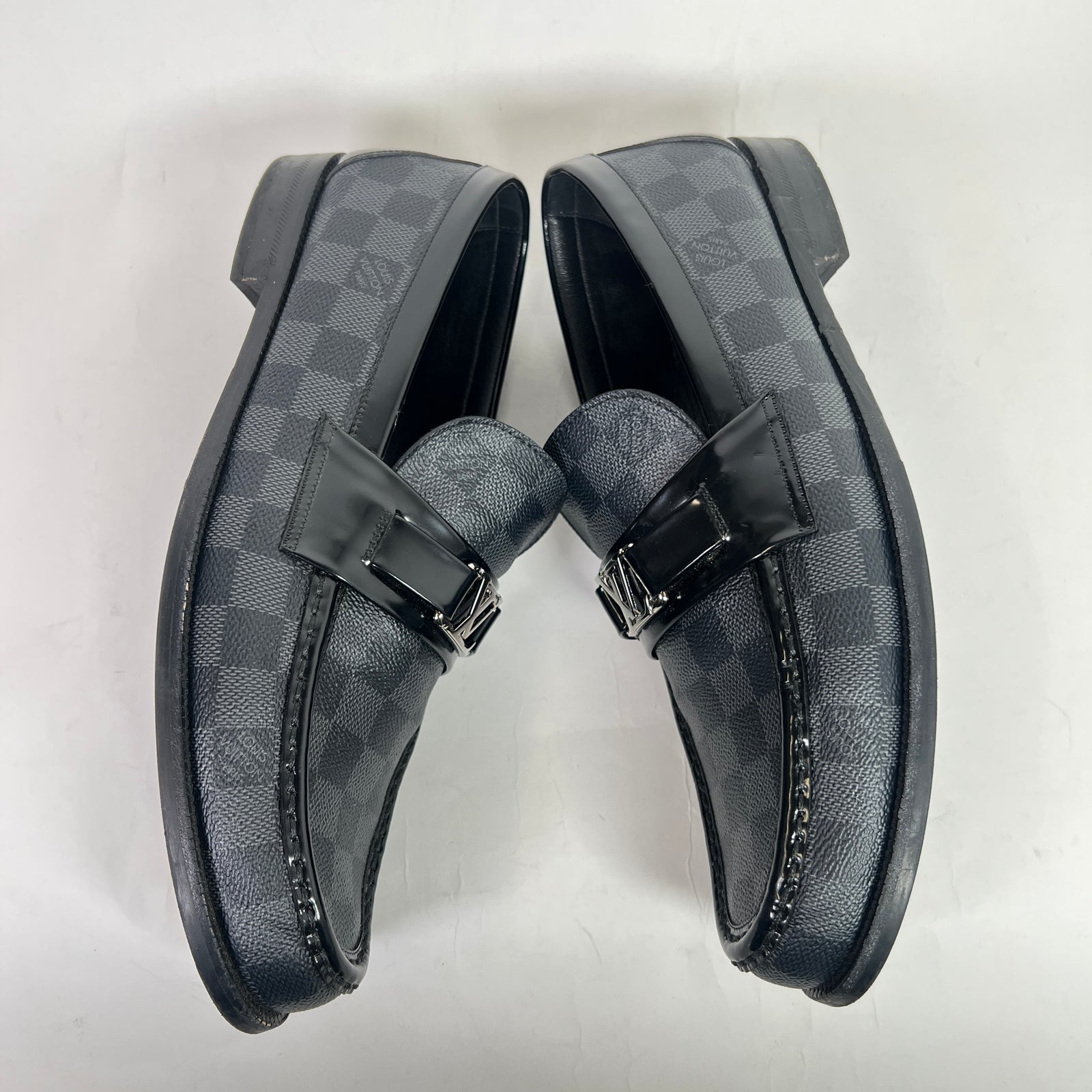 Louis Vuitton Damier Graphite Major Loafers