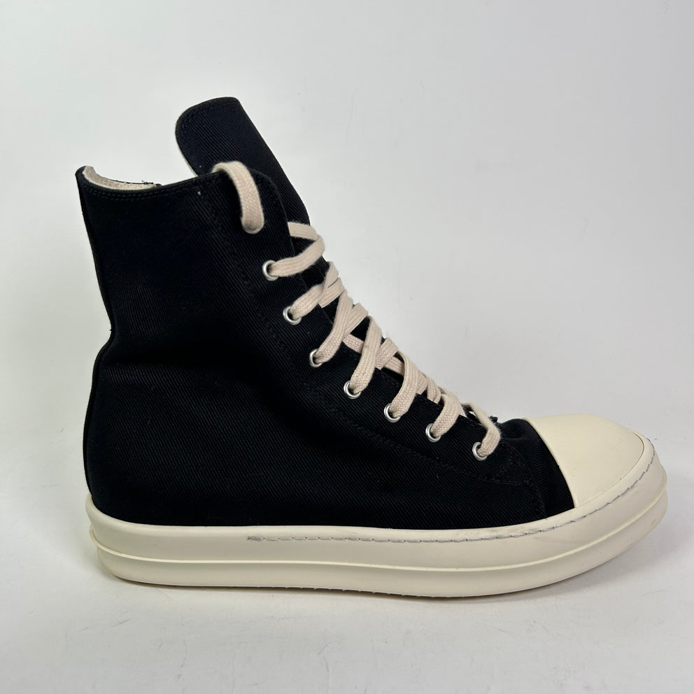 Rick Owens DRKSHDW Canvas High-Top Ramones