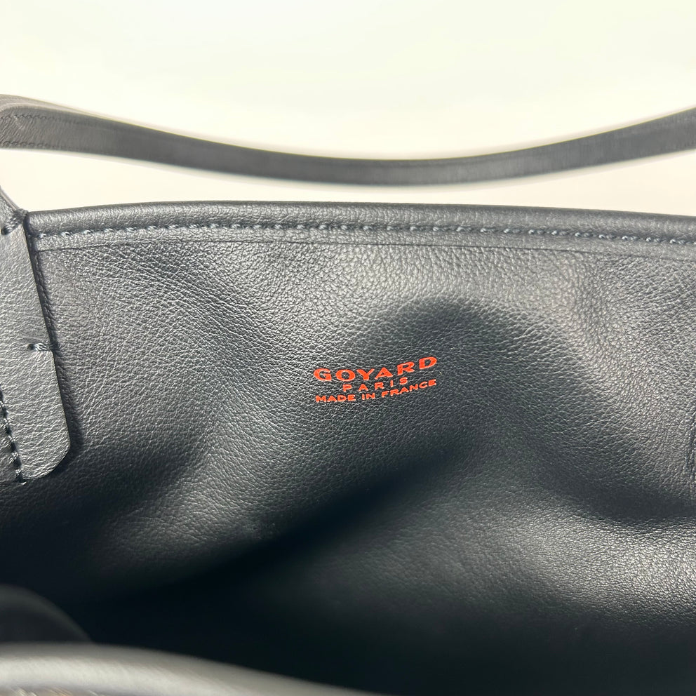 Goyard Black Reversible Mini Anjou Tote Bag