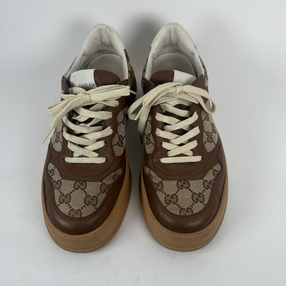 Gucci Brown GG Chunky Sneaker Size 9.5