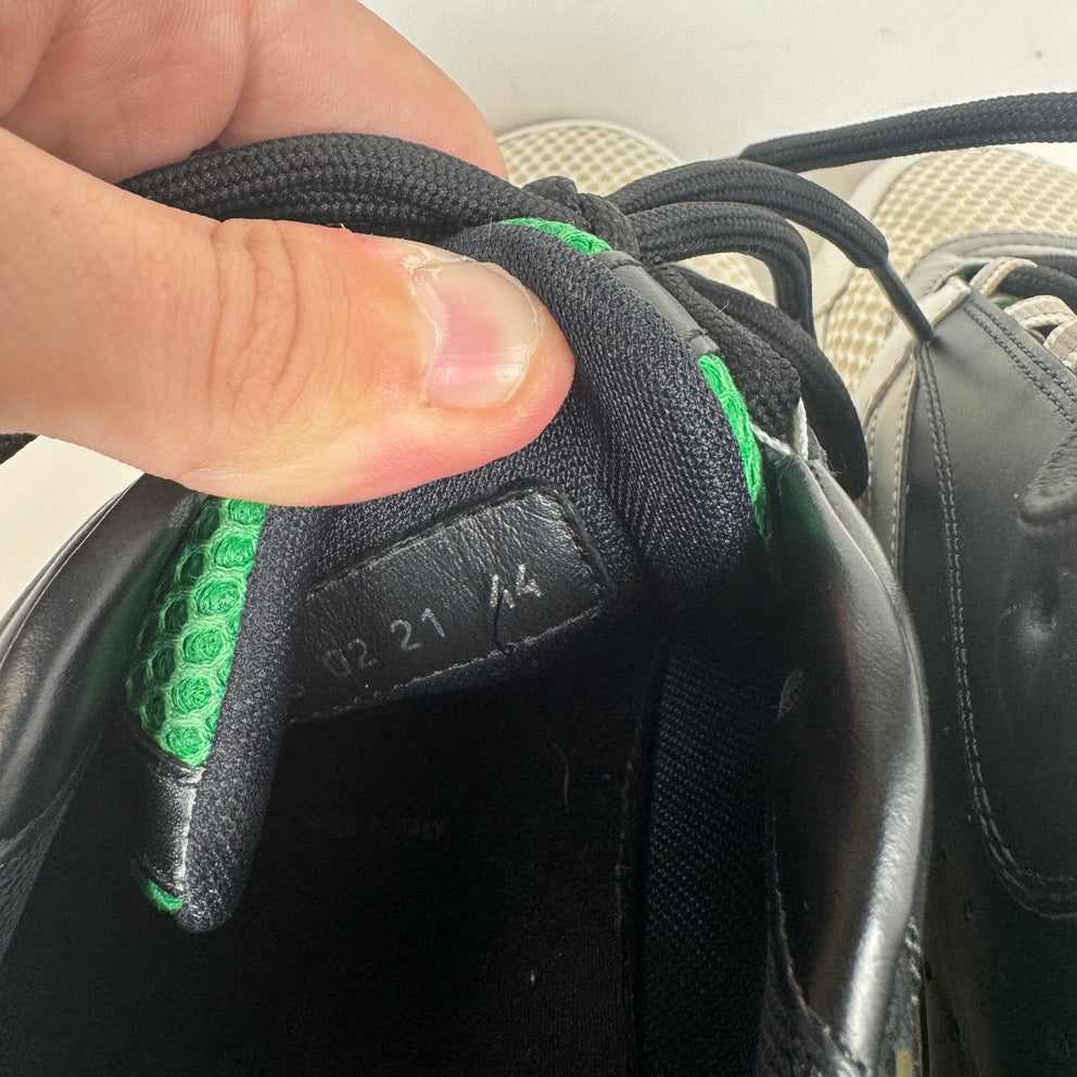 Dior B22 White/Green Sneaker Size 44