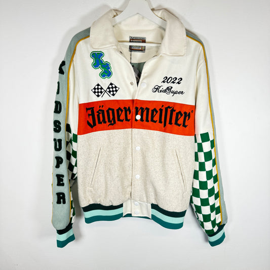 Kid Super Jagermeister 2022 Varsity Jacket Size M