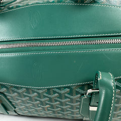 Goyard Goyardine Green Boeing 55 Travel Duffle Bag