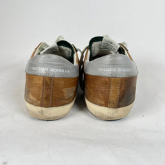 Golden Goose Green/Brown Superstar Sneaker Size 45