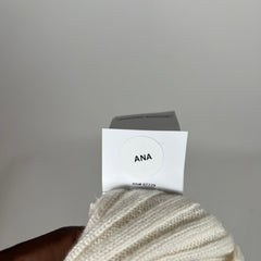 Chrome Hearts White Plus Cross Cashmere Beanie
