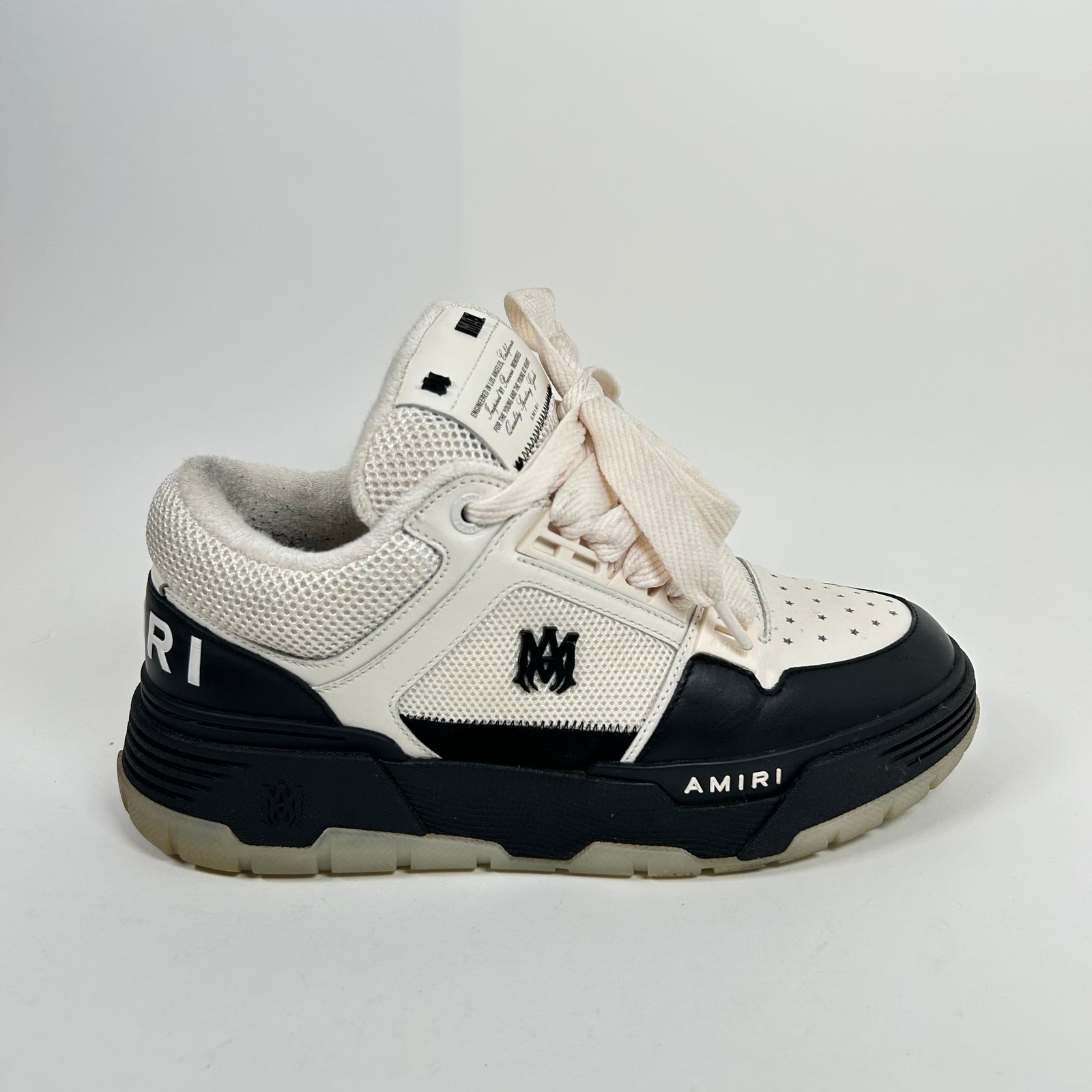 Amiri Black/White MA-1 Sneaker Size 9