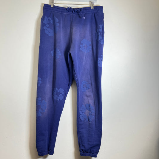 Denim Tears Blue Mono Wreath Sweatpants Size M