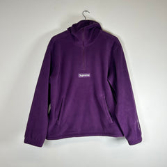 Supreme Purple Polar Fleece Half Zip Pullover Size M