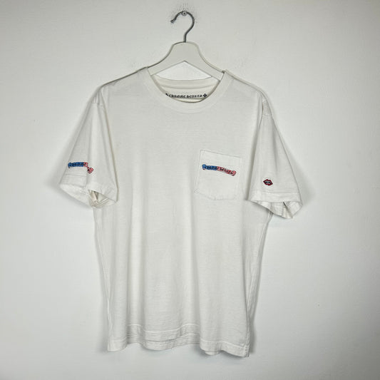 Chrome Hearts White Matty Boy American Flag Tee Size L