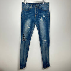 Number Nine x Loveless Guild Blue Jeans Size 28