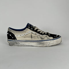 Vans White/Black OTW Skool 36 Studded Low-Tops Size 10.5