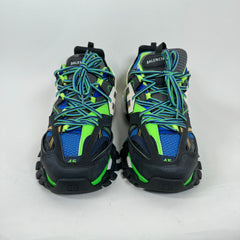 Balenciaga Green/Blue Track Sneakers Size 45