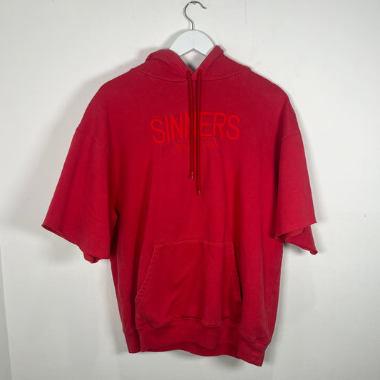 Balenciaga Red 'Sinners' Sweatshirt Size L