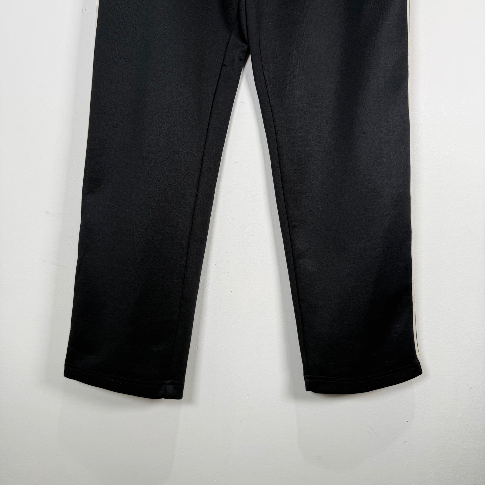 Celine Black Striped Logo Sweatpants Size M