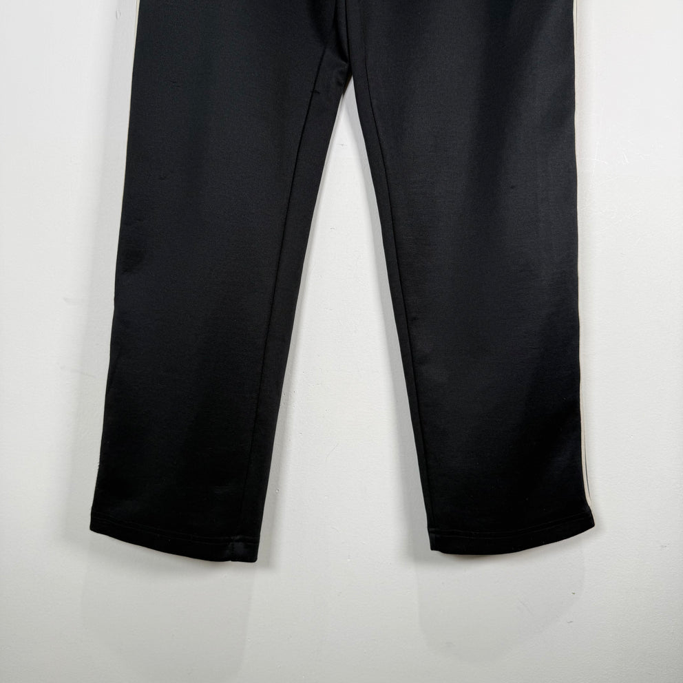 Celine Black Striped Logo Sweatpants Size M