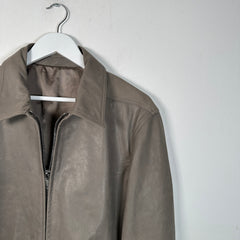 Rick Owens SS24 Lido Dust Leather Jacket Size 50