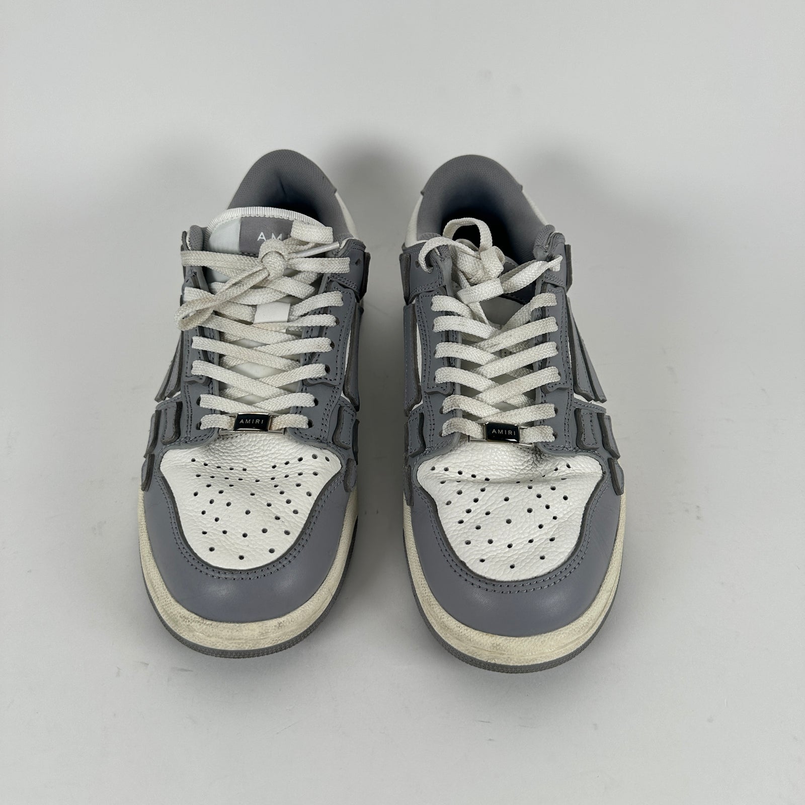 Amiri Grey Bone Low Top Sneaker Size 8