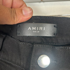 Amiri Black Distressed Thrasher Jeans Size 34