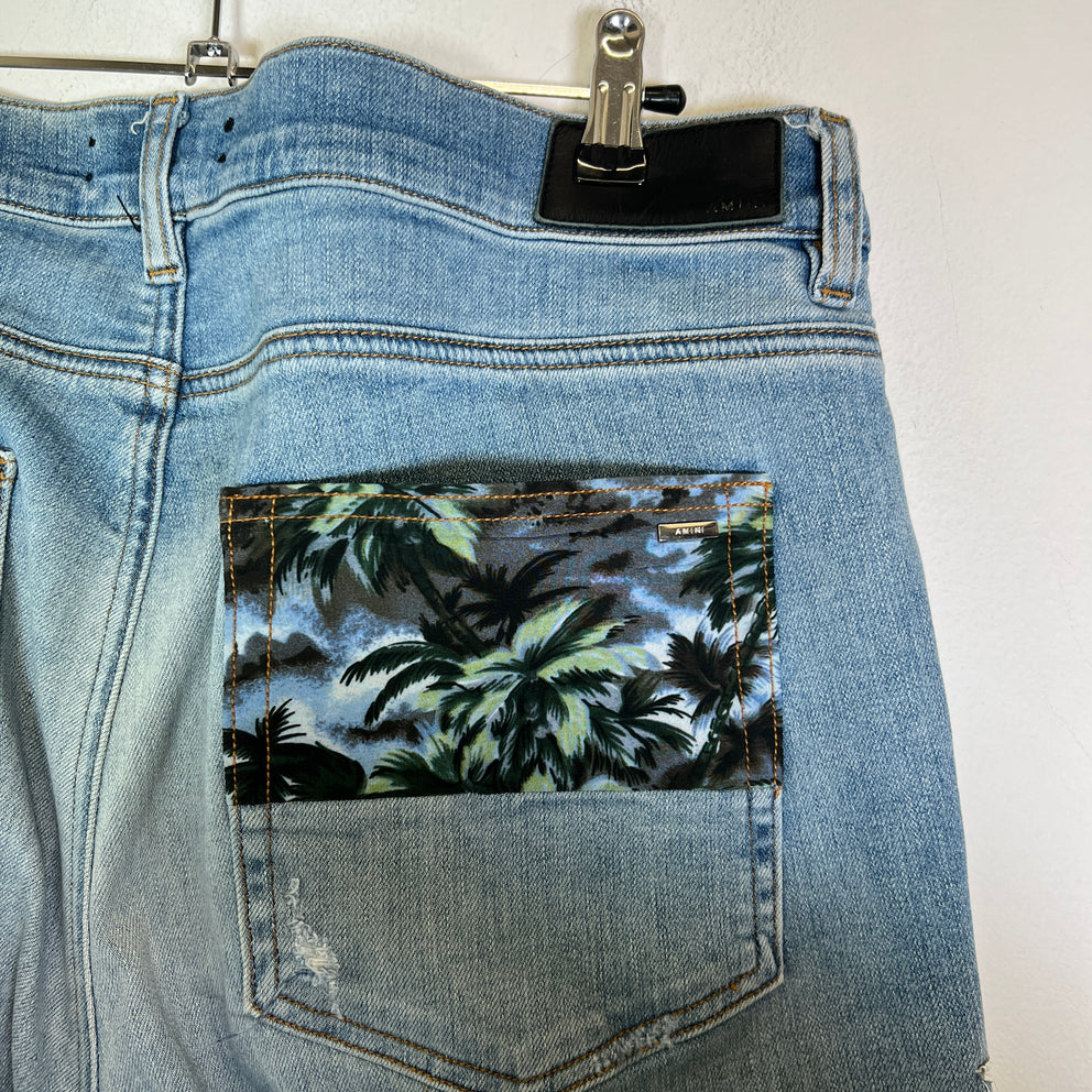 Amiri Blue Star Tropical Jeans Size 38