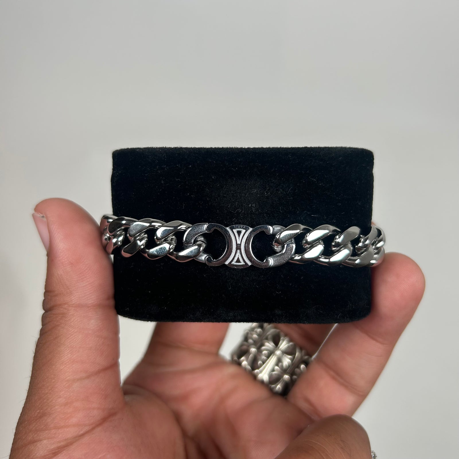 Celine Brass Triomphe 7" Bracelet