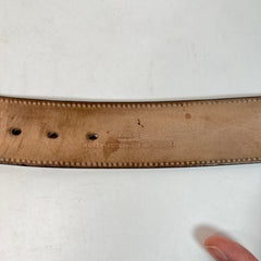 Gucci Silver GG Belt