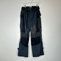 Sacai Black Patchwork Cargo Pants Size 2